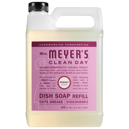 Mmcd Mrs. Meyer's Clean Day Peony Scent Liquid Dish Soap Refill 48 oz 1 pk 316568